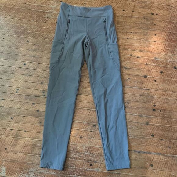 Athleta Headlands Hybrid gray highline hike Athleisure 0 pants - Picture 2 of 5